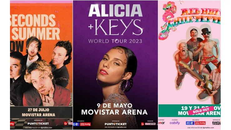 ¿Qué conciertos tiene programados DG Medios para este año?