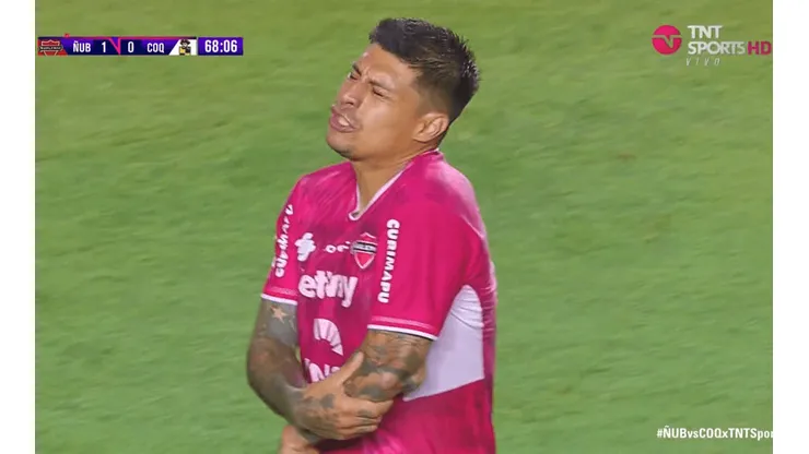 Patricio Rubio sufrió una durísima lesión en su codo en la derrota de Ñublense ante Coquimbo Unido.