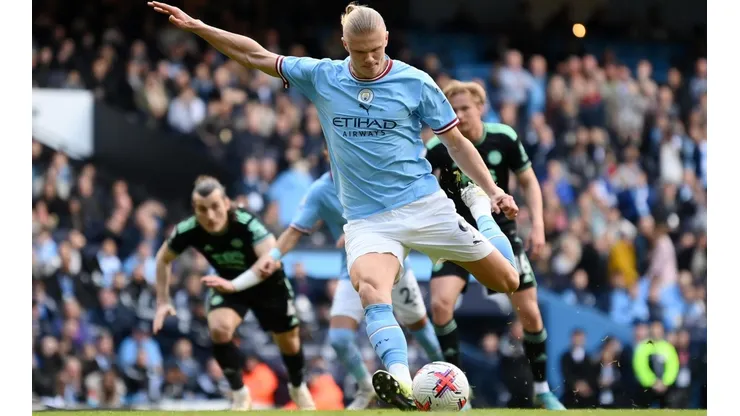 Haaland fue la gran figura del triunfo del City