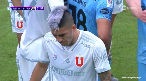 Leandro Fernández dejó a U. de Chile con uno menos frente a Iquique