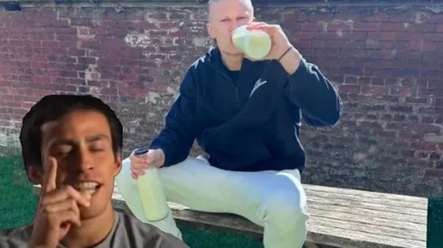 Erling Haaland dijo que la leche es su poción mágica para marcar goles