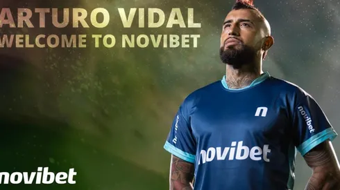 Arturo Vidal se suma como nuevo fichaje de Novibet a contar de esta fecha.