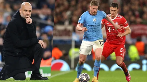 Guardiola vivió un partido tenso por la Champions League.