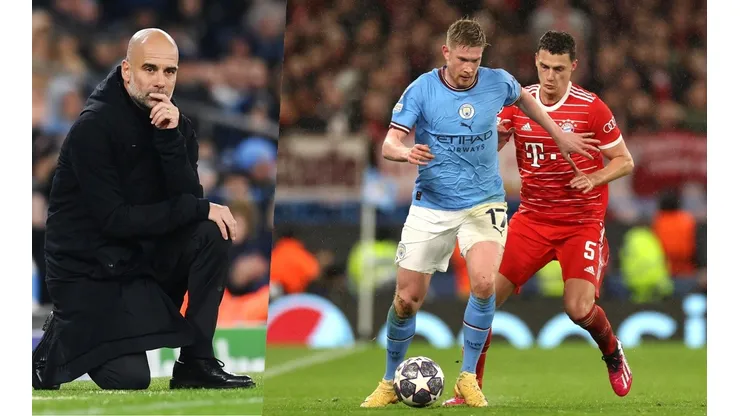 Guardiola vivió un partido tenso por la Champions League.