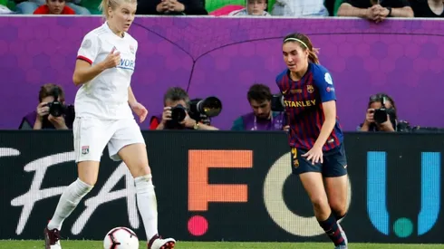 El Lyon y el Barcelona en la final de la Champions de 2019