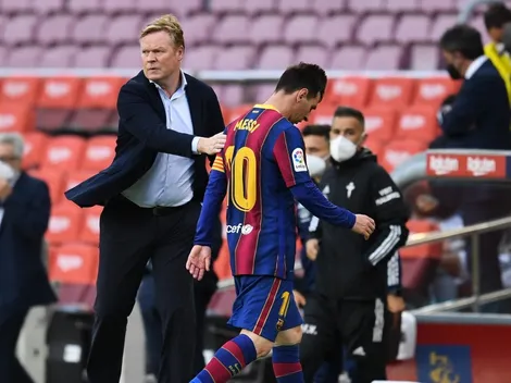 Koeman echa al agua al Barca: "No dejaron que Messi siga"