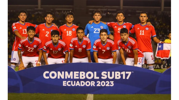 Chile confirma formación titular para enfrentar a Argentina en el Sudamericano Sub 17.