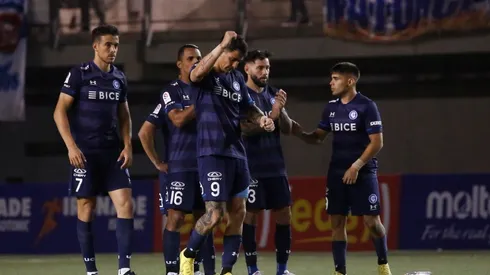 La UC en plena tanda de penales ante Deportes Colina.