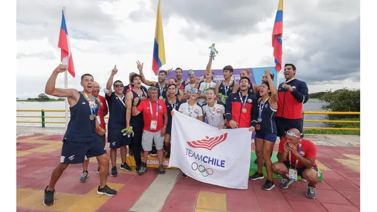 El Team Chile de remo onfire