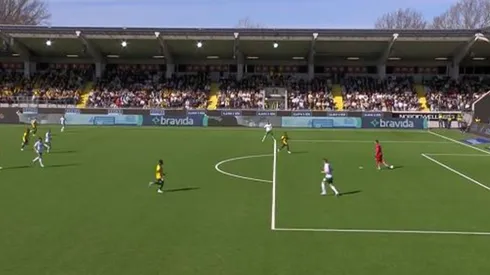 El momento del error del arquero