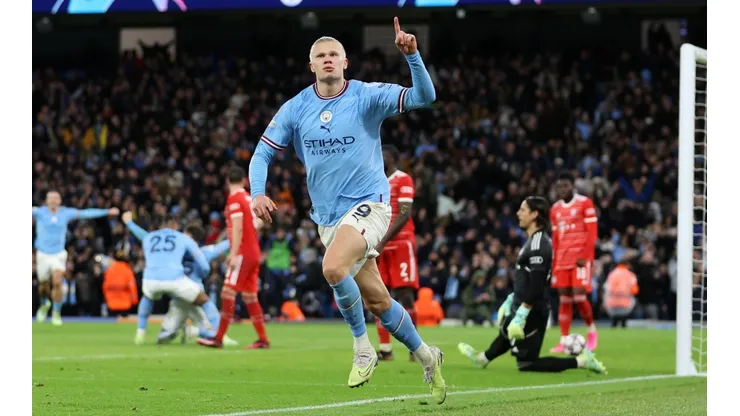 Erling Haaland selló la goleada del City y llegó a 11 tantos en la Champions