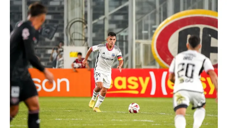 Vicente Pizarro fue el capitán de Colo Colo en la victoria ante el Santiago City.