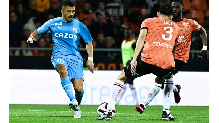 Con Alexis Sánchez de titular no le alcanzó a Marsella para ganar.