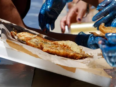 ¿Cómo hacer batido de pescado frito?