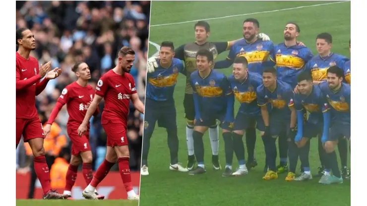 Los hinchas del Bories ocupan el mismo lema del Liverpool