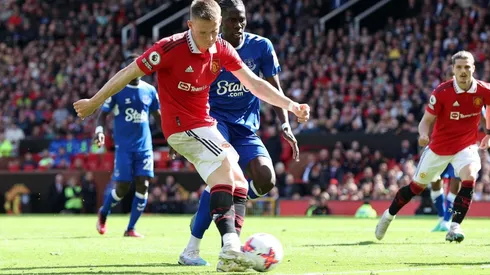 Scott McTominay inició el triunfo del Manchester United ante Everton por la fecha 30 de la Premier League.