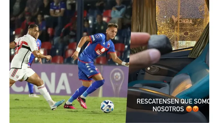 Los hinchas argentinos confundieron el bus de su equipo.