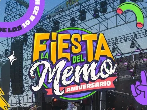 ¿Cuál es el line up de la Fiesta del Memo y cuándo es?