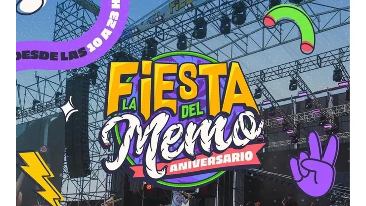 ¿Cuál es el line up de la Fiesta del Memo y cuándo es?