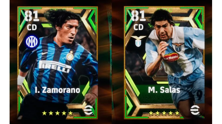 Zamorano y Salas en eFootball 2023