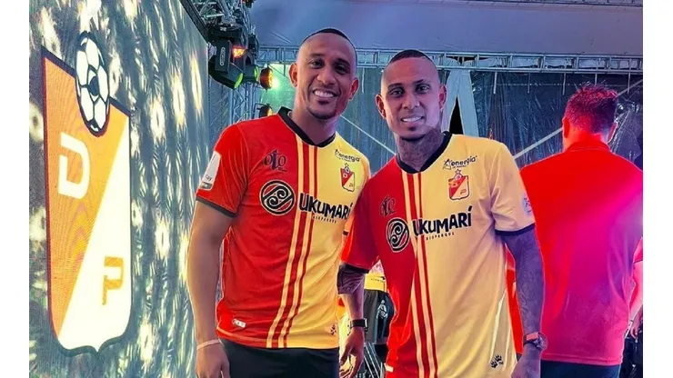 Aldo y Arley Rodríguez, los hermanos delanteros que tiene el Deportivo Pereira.