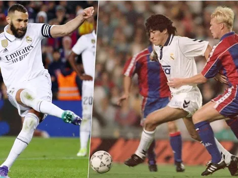 Benzema iguala marca de Iván Zamorano tras triplete