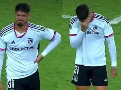 De los Santos la sufre toda tras salir lesionado en Colo Colo