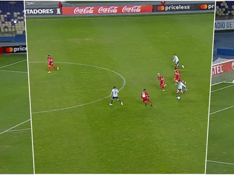 Globito desde 70 metros: brutal golazo de Racing a Ñublense