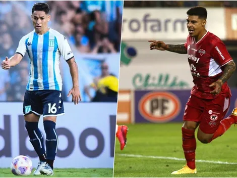 Con dos chilenos: la formación que alista Racing ante Ñublense