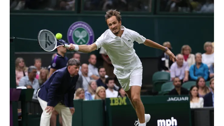 Daniil Medvedev en Wimbledon 2021