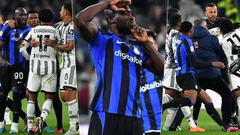 Lukaku generó una pelea de proporciones al final del clásico italiano