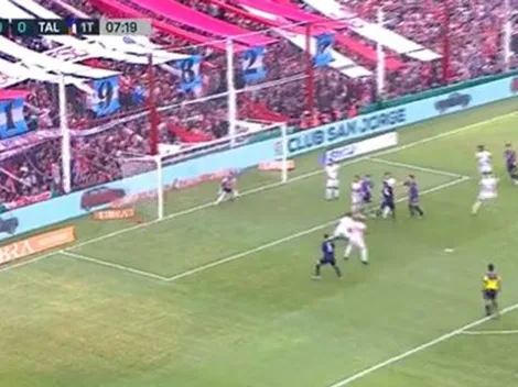 Matías Catalán marca golazo de cabeza para Talleres
