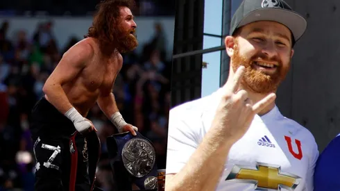 Sami Zayn visitó el Centro Deportivo Azul junto a otras estrellas de la WWE en 2017.