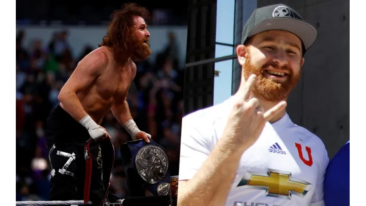 Sami Zayn visitó el Centro Deportivo Azul junto a otras estrellas de la WWE en 2017.