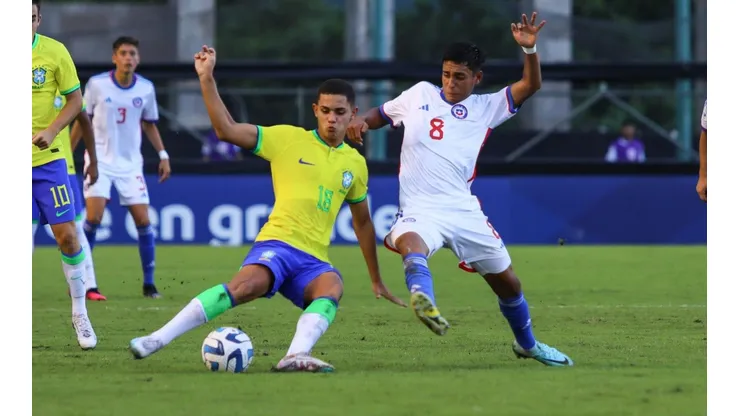 Chile cayó ante Brasil en su debut en el Sudamericano Sub 17