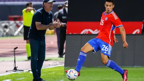 Ariel Holan aplaudió el estreno de Monito Aravena con la camiseta de la Roja.