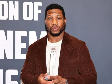 Revelan mensajes entre Jonathan Majors y su pareja