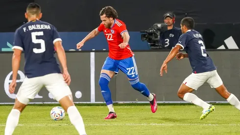 Ben Brereton no pudo terminar el duelo con Paraguay y fue reemplazado en el complemento