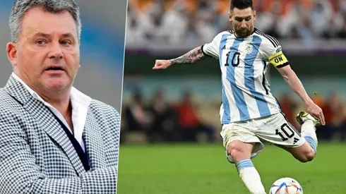 Humberto Suazo y Lionel Messi