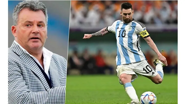 Humberto Suazo y Lionel Messi