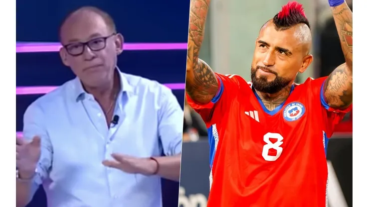 Mauricio Israel se le tiró al cuello a Arturo Vidal