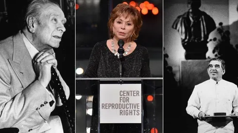 Jorge Luís Borges, Isabel Allende y Gabriel García Márquez