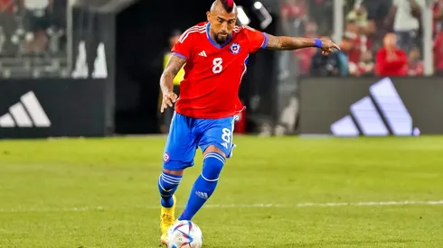 Arturo Vidal volvió al estadio Monumental con la selección chilena