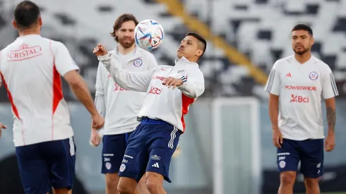 Alexis Sánchez volvió a la cancha del Monumental