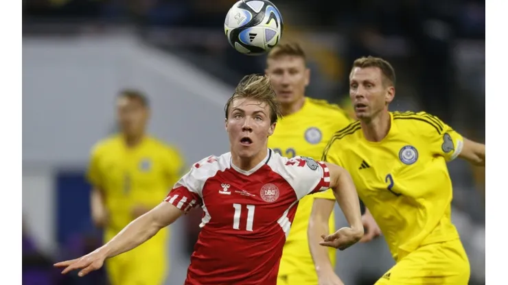 Abat Aymbetov anotó el tercer y definitivo gol para Kazajistán