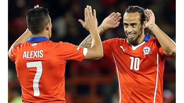 Alexis Sánchez y Jorge Valdivia