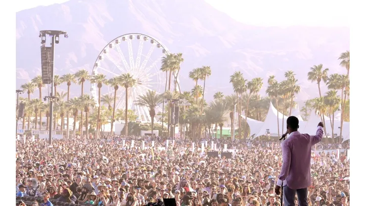 Artista en el Coachella Stage de Coachella 2022
