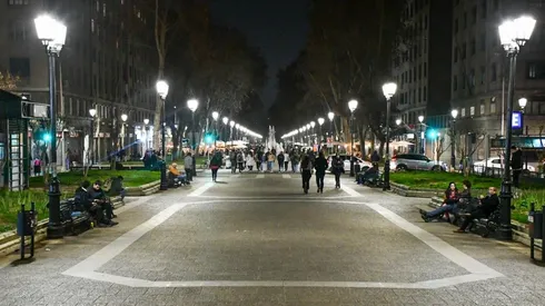 Capitalinos despues de jornada laboral