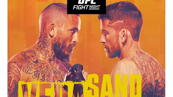Vera y Cory Sandhagen animan el evento central de UFC Fight Night.