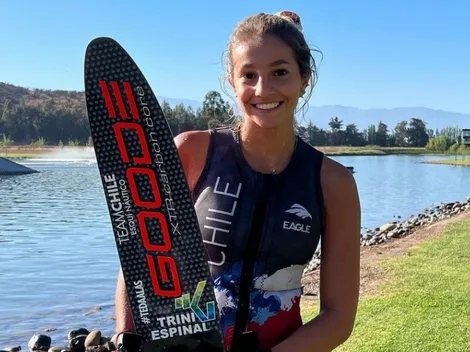 Trinidad Espinal impuso nuevo récord en el esquí náutico